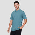 Nevada Jersey Solid With Woven Label Polo Pria