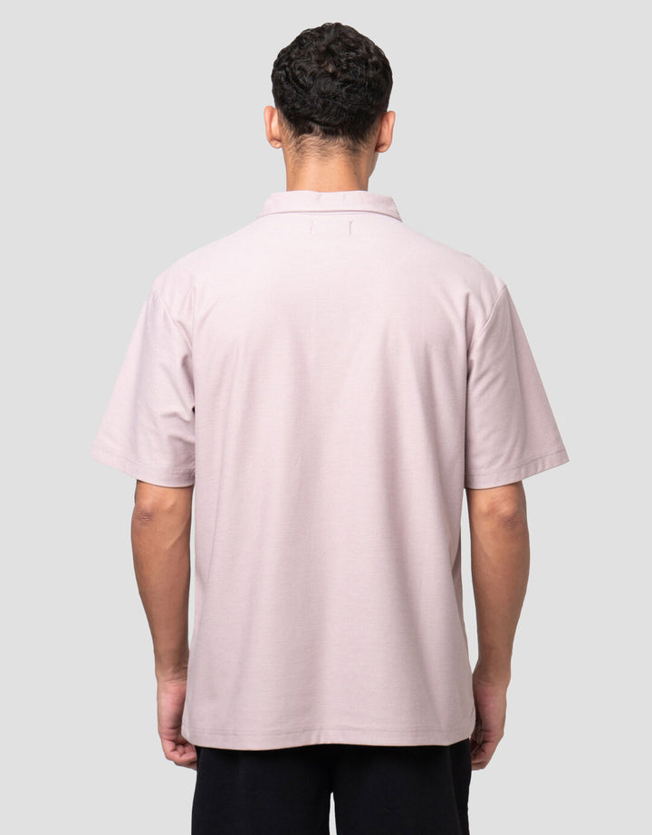 Nevada Texture Reg Fit Reg Collar Kaos Polo Pria