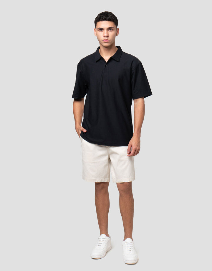 Nevada Texture Reg Fit Reg Collar Kaos Polo Pria