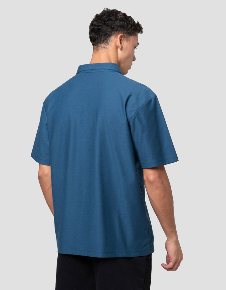 Nevada Texture Reg Fit Reg Collar Kaos Polo Pria