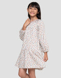 Little M Twill Aop Flower Dress Anak Perempuan