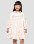 Little M Cherry Midi Dress Anak Perempuan