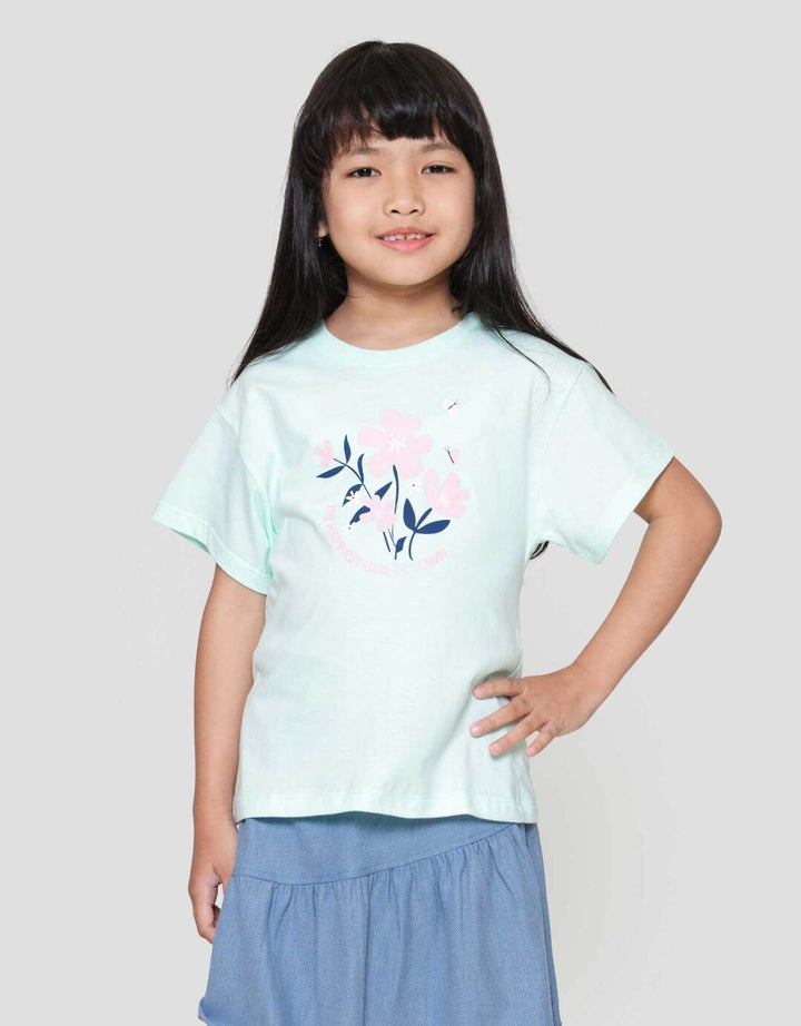Little M Flower Kaos Anak Perempuan