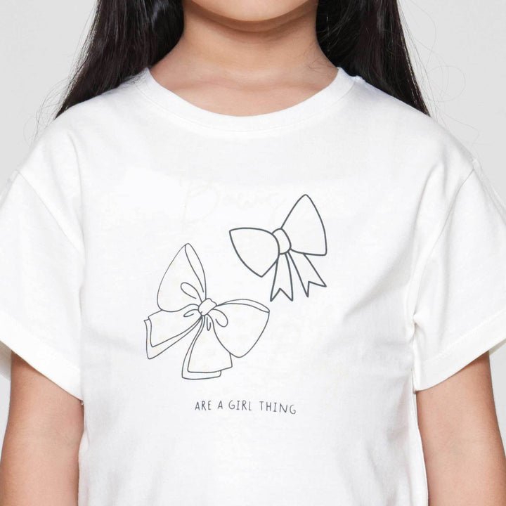 Little M Pita Glitter Kaos Anak Perempuan