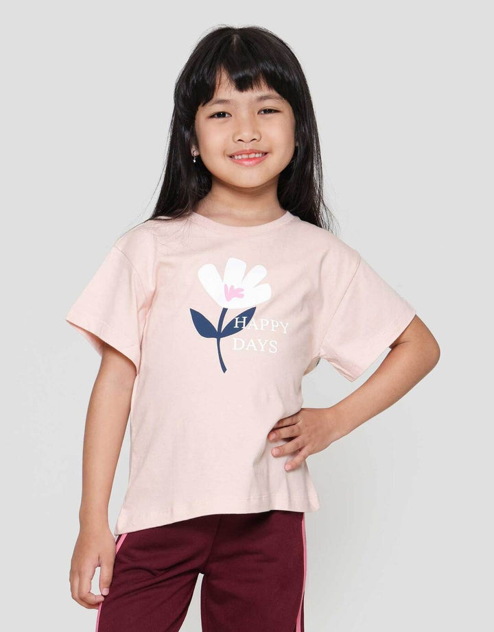 Little M Flower Kaos Anak Perempuan
