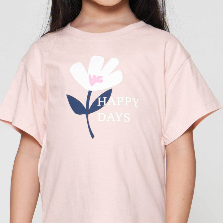 Little M Flower Kaos Anak Perempuan