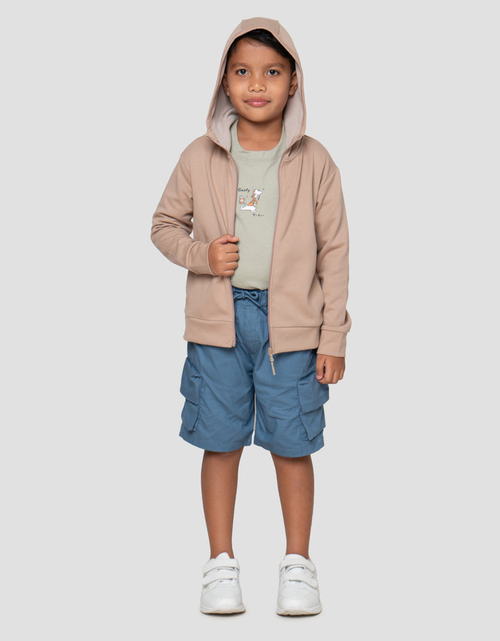 Suko Jaket Hoodie Lengan Panjang Anak Laki-Laki