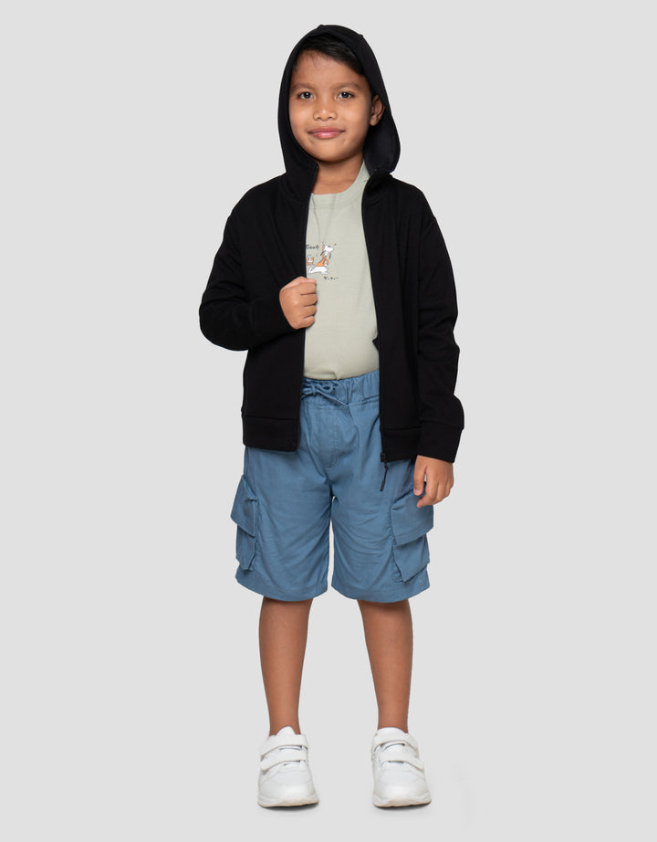 Suko Jaket Hoodie Lengan Panjang Anak Laki-Laki