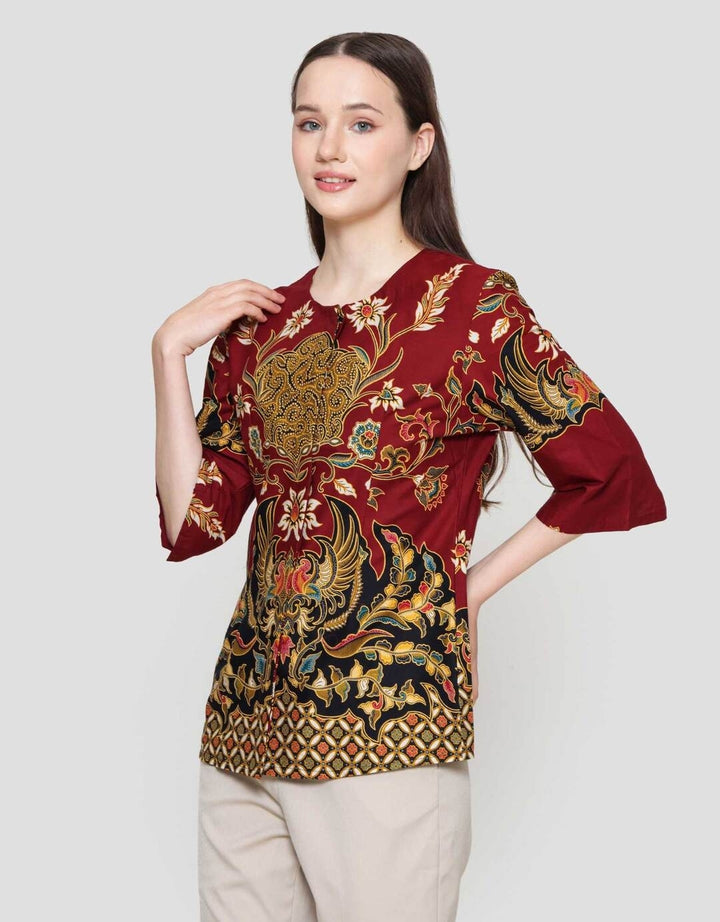 Arjuna Weda Gurdo Blouse Batik Wanita