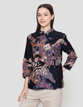 Arjuna Weda Daun Blouse Batik Wanita