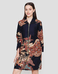 Arjuna Weda Daun Sackdress Batik Wanita