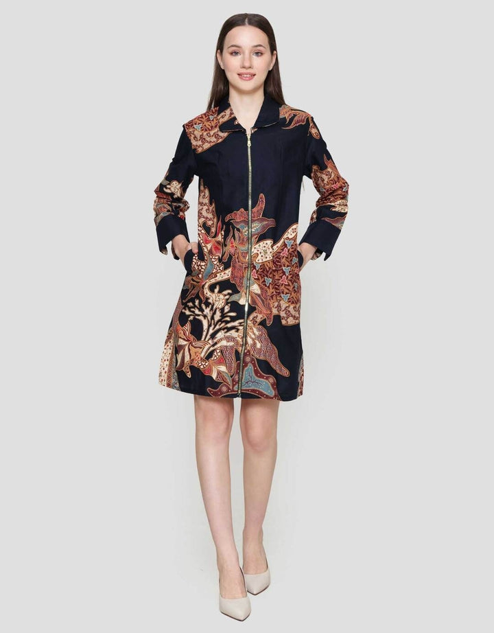 Arjuna Weda Daun Sackdress Batik Wanita