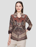 Arjuna Weda Mega Mendung Blouse Batik Wanita