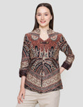 Arjuna Weda Mega Mendung Blouse Batik Wanita