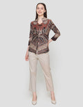 Arjuna Weda Mega Mendung Blouse Batik Wanita