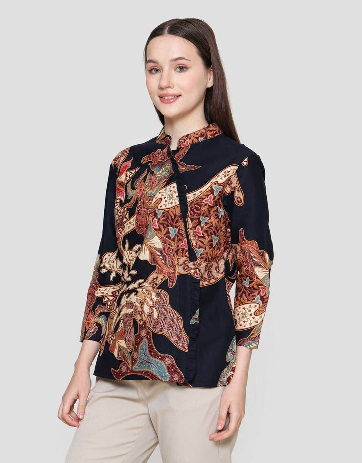 Arjuna Weda Daun Blouse Batik Wanita