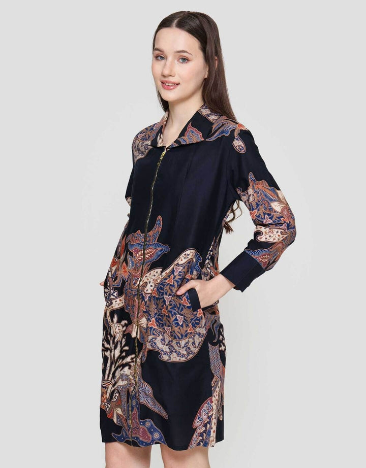 Arjuna Weda Daun Sackdress Batik Wanita