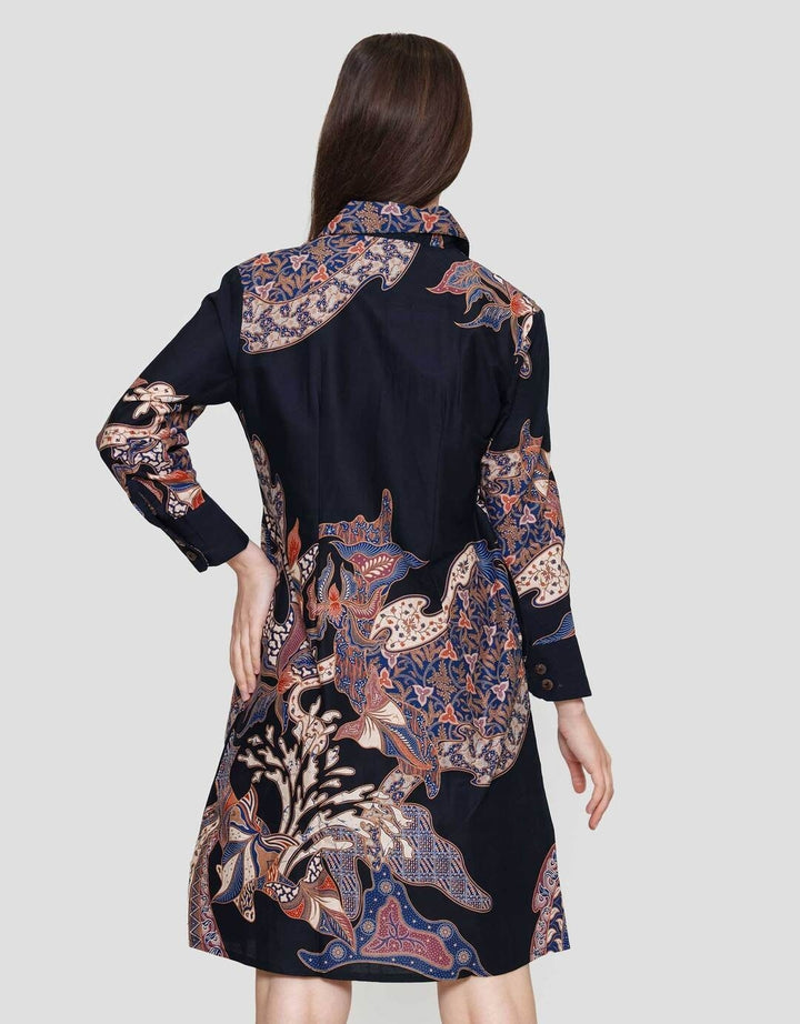 Arjuna Weda Daun Sackdress Batik Wanita
