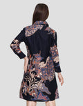Arjuna Weda Daun Sackdress Batik Wanita