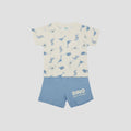 Little M Fullprint Dino Pakaian Setelan Bayi