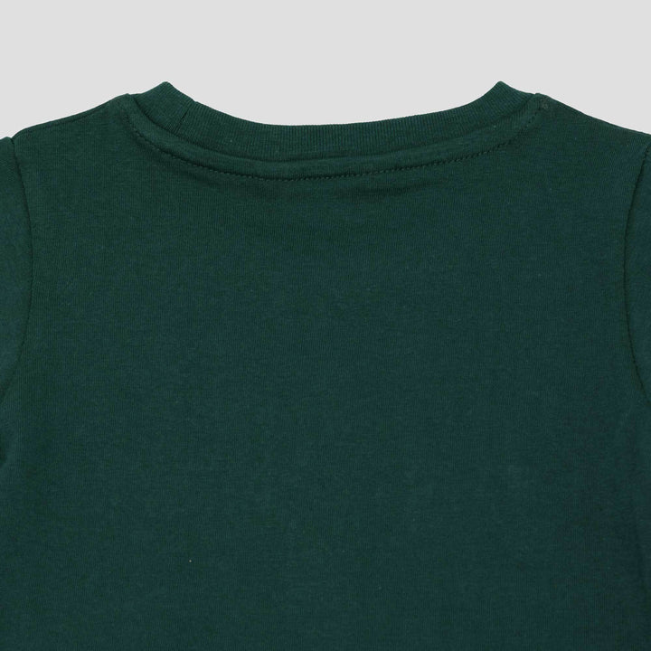 Little M Print Bear Varsity Pakaian Setelan Bayi