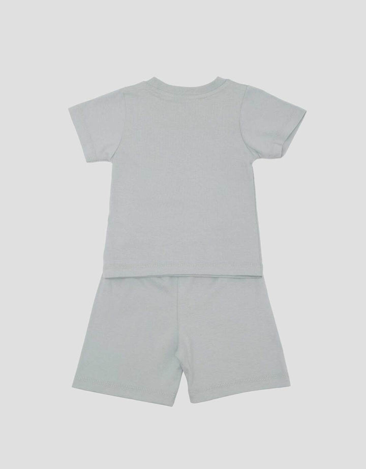 Little M Print New York Varsity Pakaian Setelan Bayi