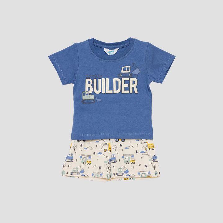 Little M Print Builder Pakaian Setelan Bayi