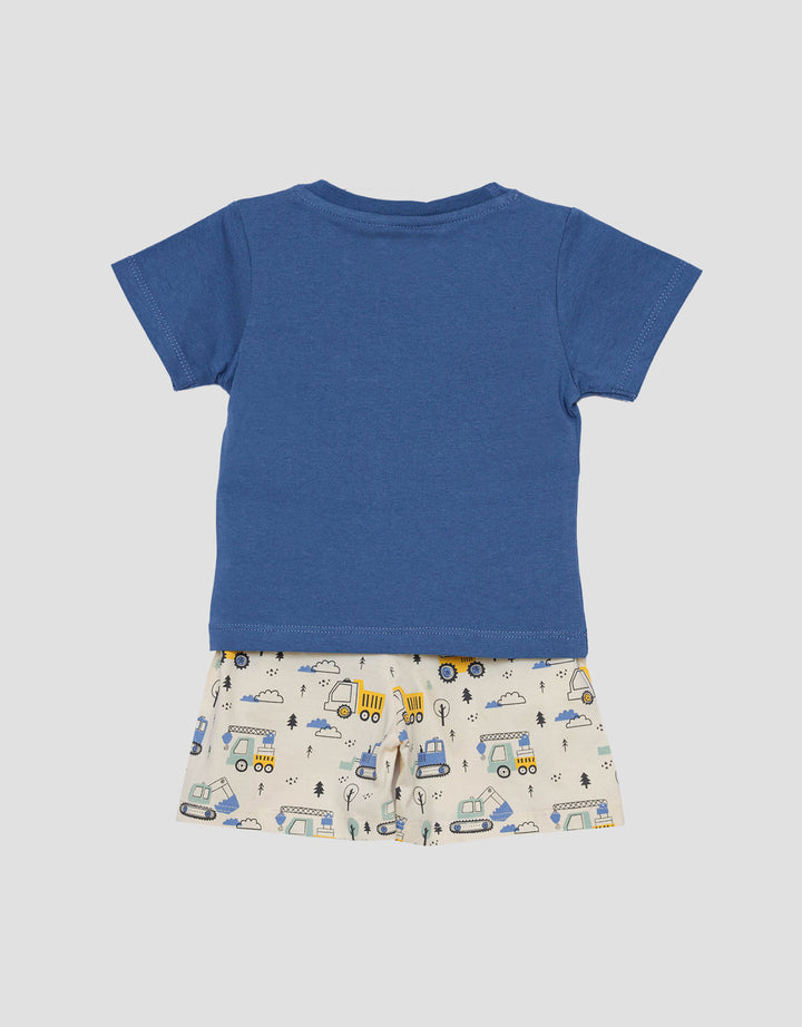 Little M Print Builder Pakaian Setelan Bayi