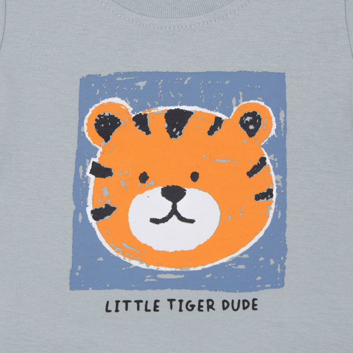 Little M Print Lion Sketch Pakaian Set Bayi