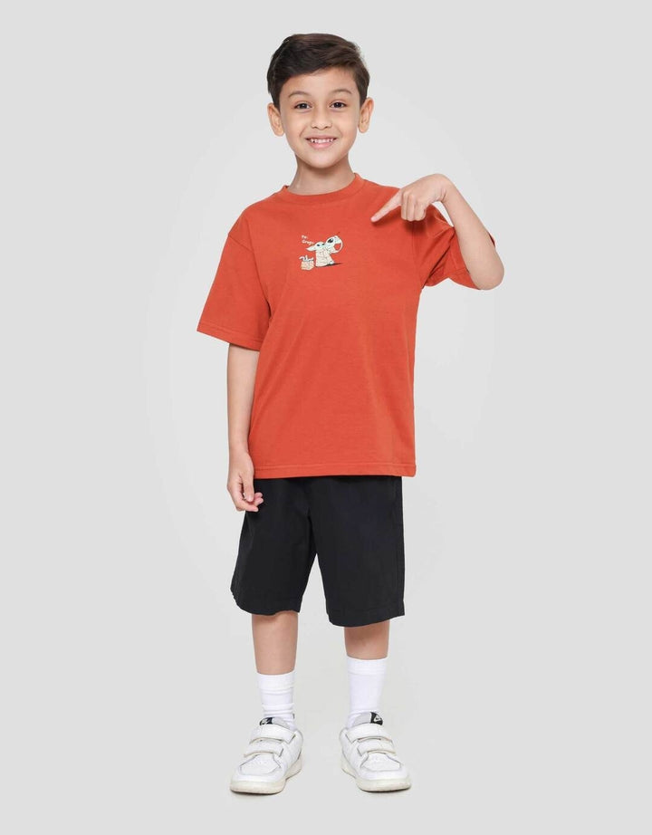 Suko Graphic Lengan Pendek Kaos Anak Laki-laki