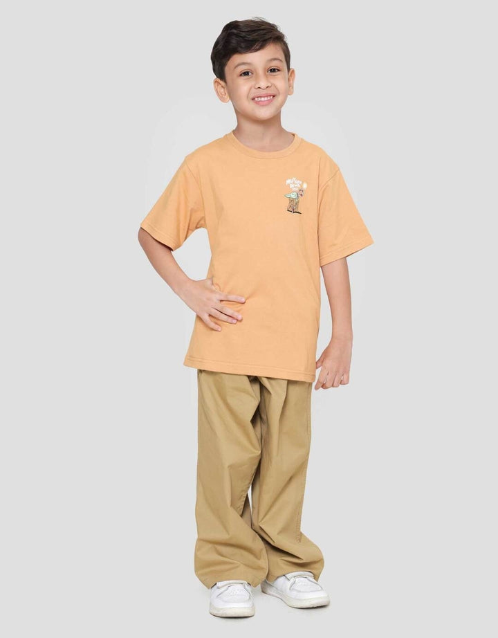 Suko Graphic Kerah Bulat Kaos Anak Laki-laki