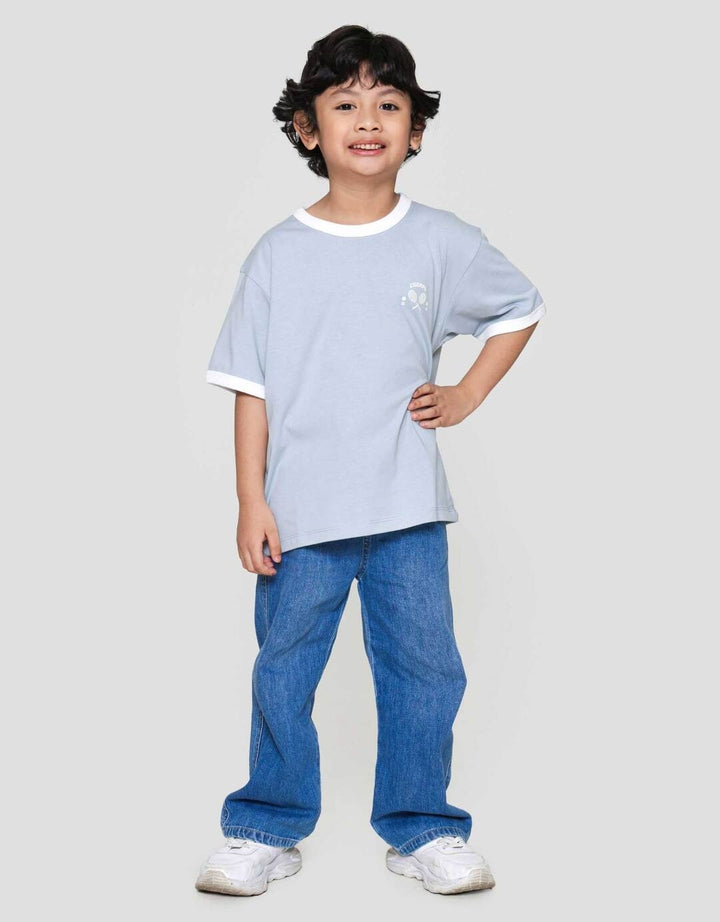 Suko Graphic Kerah Bulat Lengan Pendek Kaos Anak Laki-laki