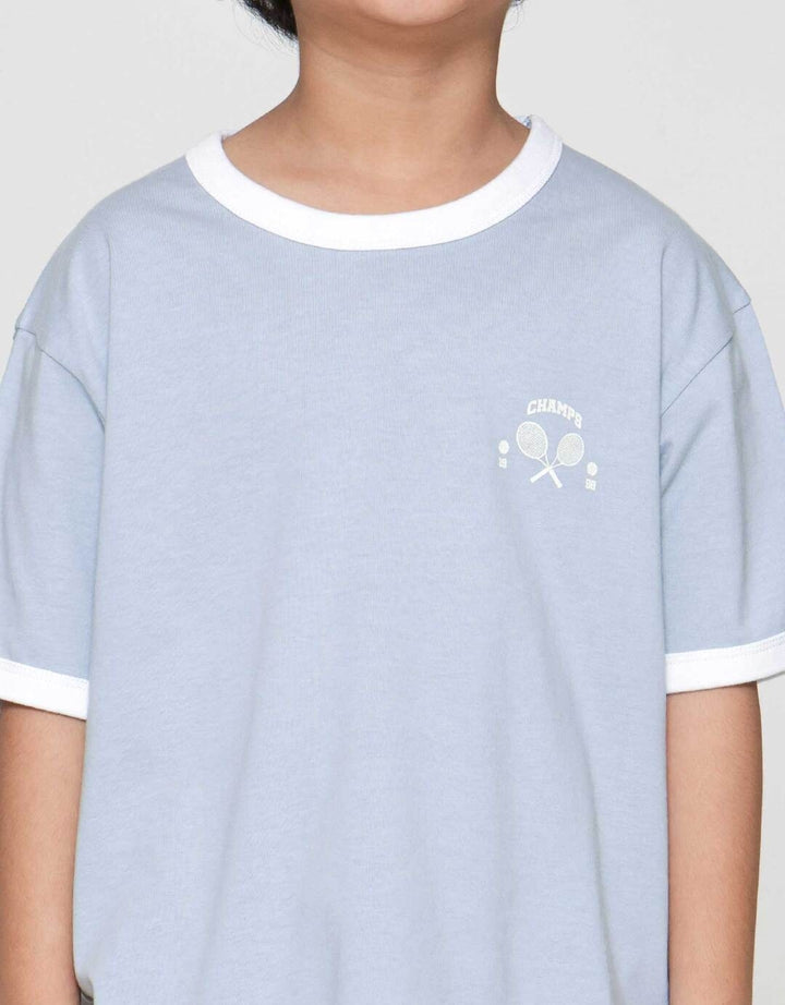 Suko Graphic Kerah Bulat Lengan Pendek Kaos Anak Laki-laki