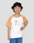 Suko Graphic Lengan Pendek Raglan Kaos Anak Laki-laki