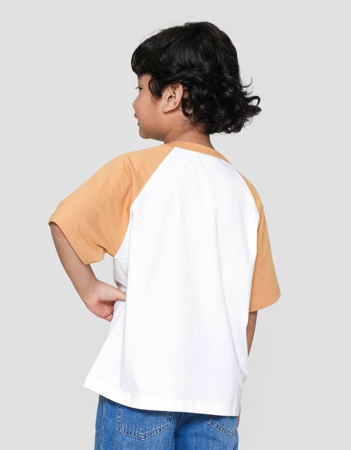 Suko Graphic Lengan Pendek Raglan Kaos Anak Laki-laki