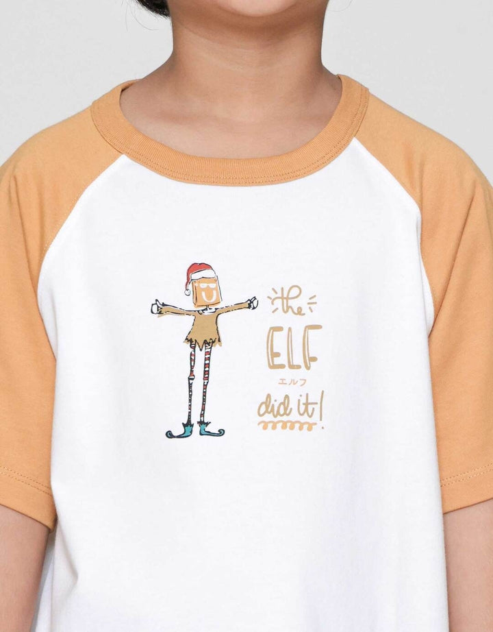 Suko Graphic Lengan Pendek Raglan Kaos Anak Laki-laki