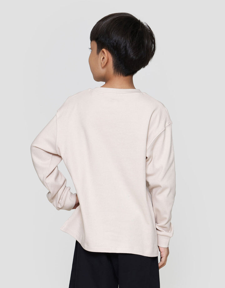 Suko Graphic Lengan Panjang Simply Sweater Anak Laki-laki