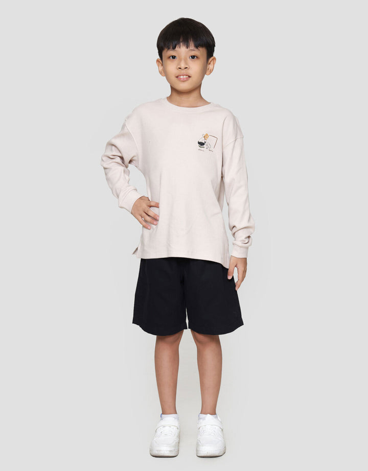 Suko Graphic Lengan Panjang Simply Sweater Anak Laki-laki