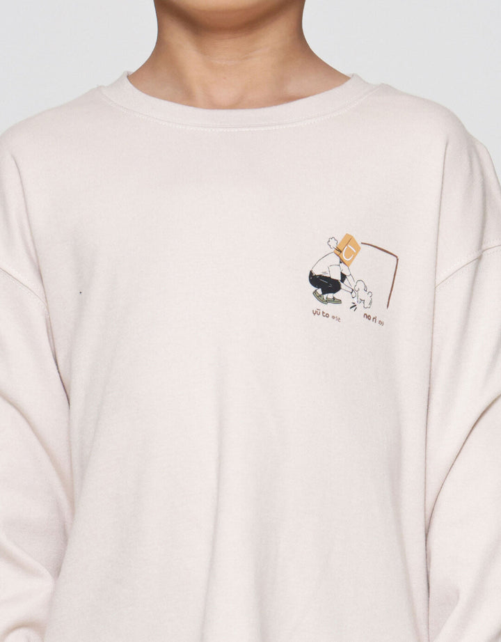 Suko Graphic Lengan Panjang Simply Sweater Anak Laki-laki