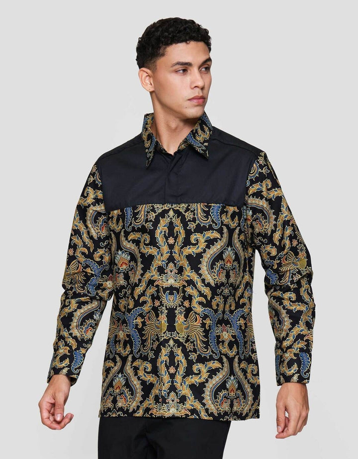 Arjuna Weda Body Fit Cokro Cemani Kemeja Batik Pria