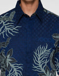 Arjuna Weda Hem Regular Fit Pasung Keris Kemeja Batik Pria