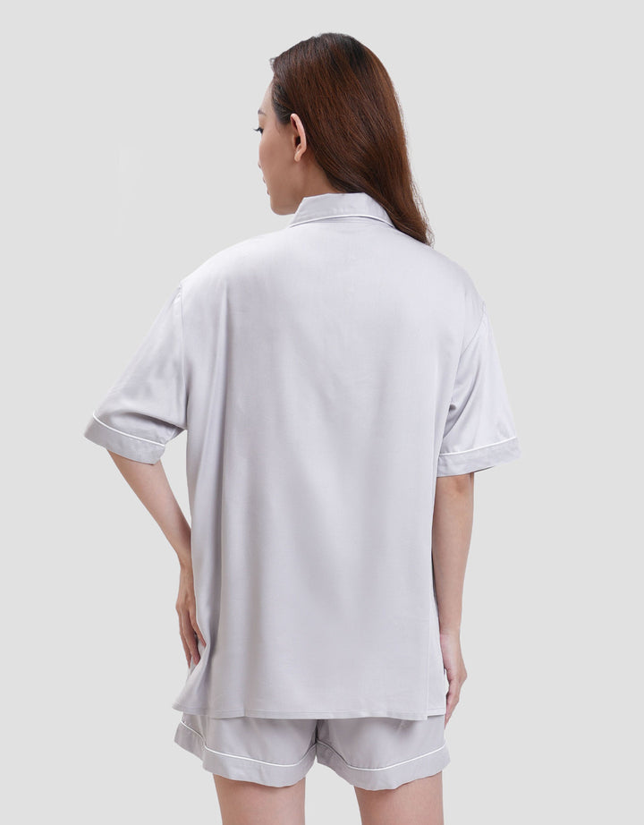 Suko Lengan Pendek Celana Pendek Pajamas Set Wanita