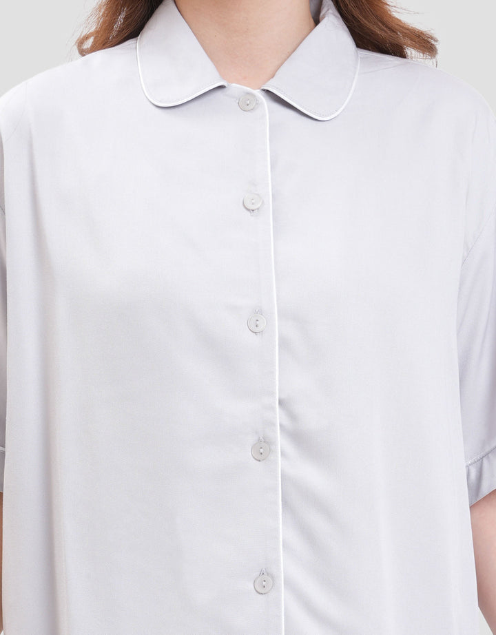 Suko Lengan Pendek Celana Pendek Pajamas Set Wanita