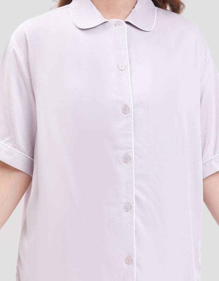 Suko Lengan Pendek Celana Pendek Pajamas Set Wanita