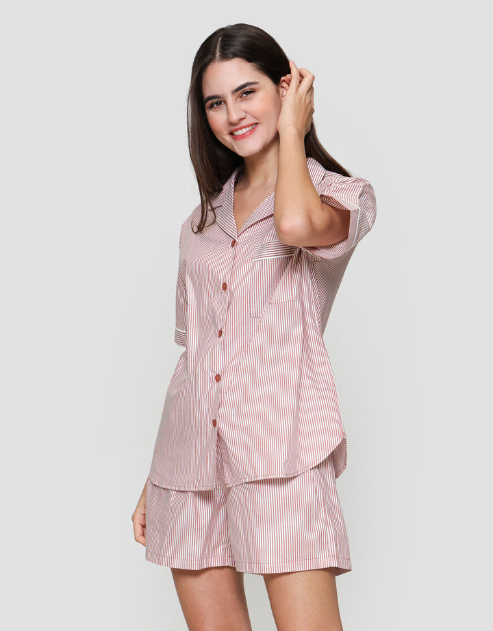 Suko Motif Setelan Piyama Wanita