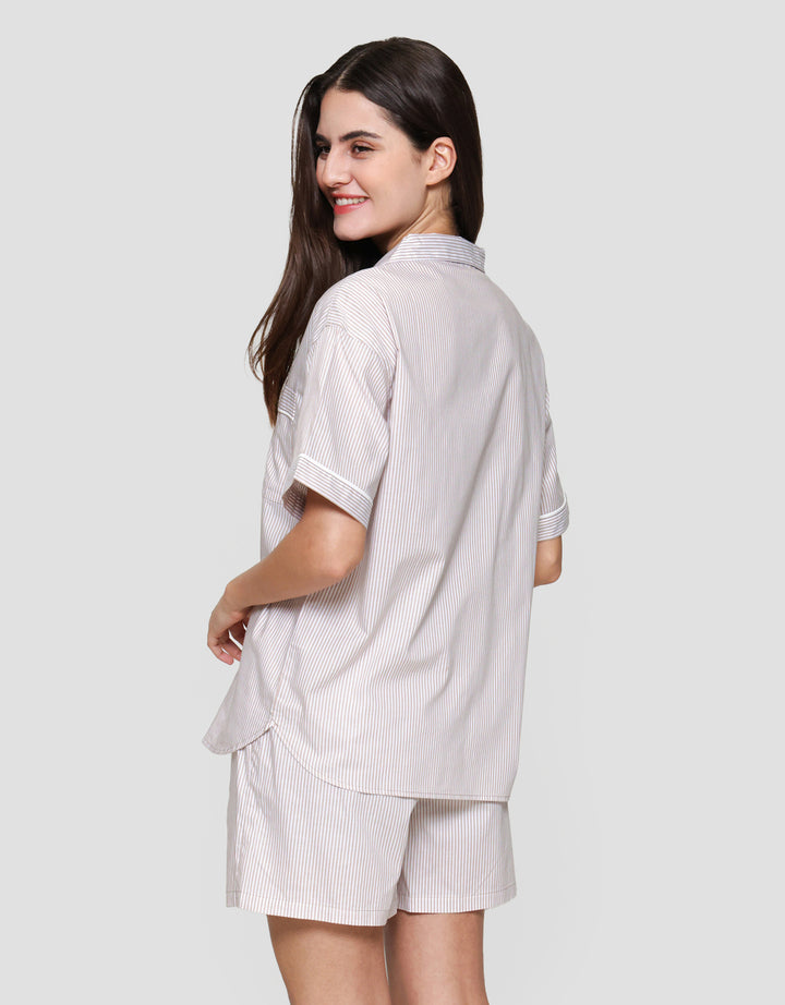 Suko Motif Setelan Piyama Wanita