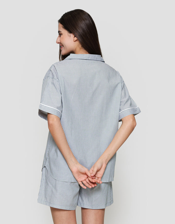 Suko Motif Setelan Piyama Wanita