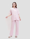 Suko Lengan Pendek Celana Panjang Pajamas Set Wanita