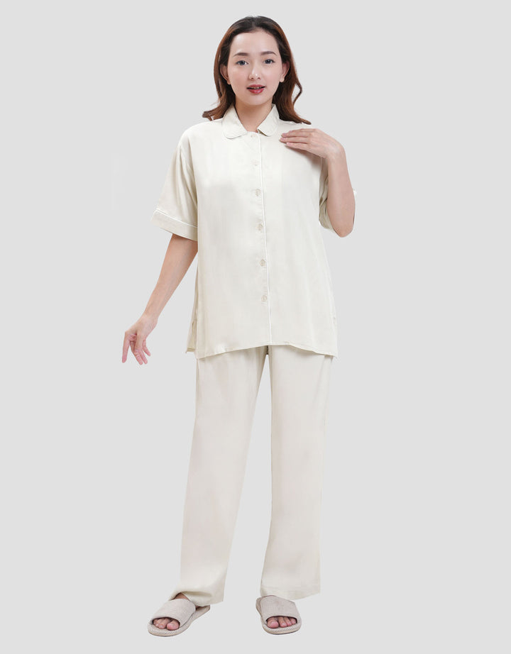 SUKO LENGAN PENDEK CELANA PANJANG PAJAMAS SET WANITA