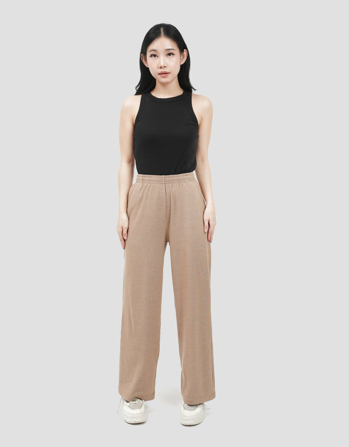 Suko Rib Rajut Celana Panjang Wanita
